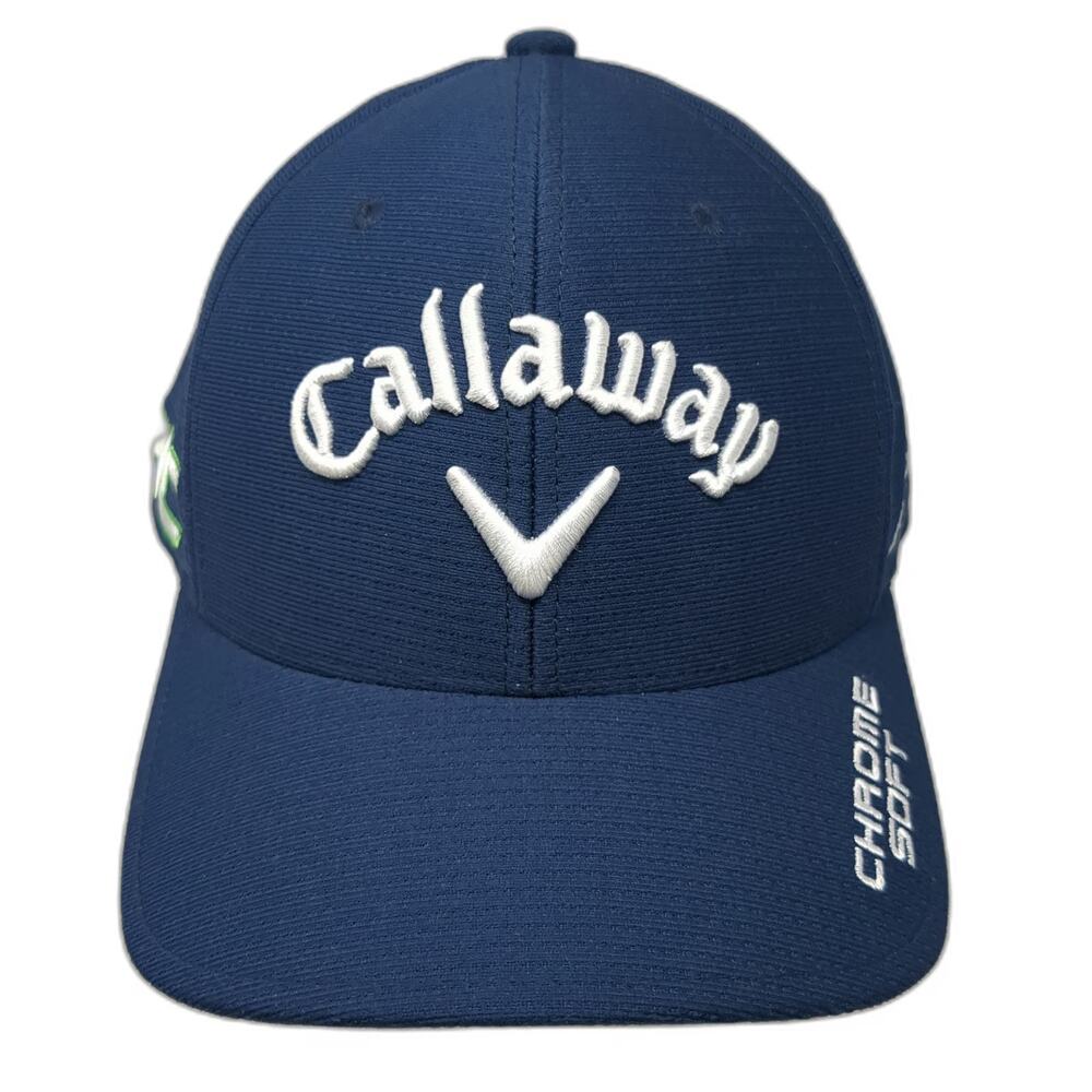 Callaway Baseball Cap Blue XL Fitted Chrome Soft Apex Epic Odyssey Golf Hat
